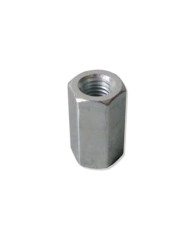 DADO ESAGONALE LUNGO ZINCATO DI GIUNZIONE M8x30MM