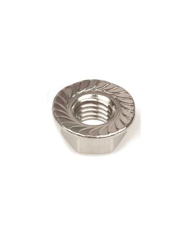 DADO M8 INOX A2-70 FLANGIA ZIGRINATASIM. DIN6923