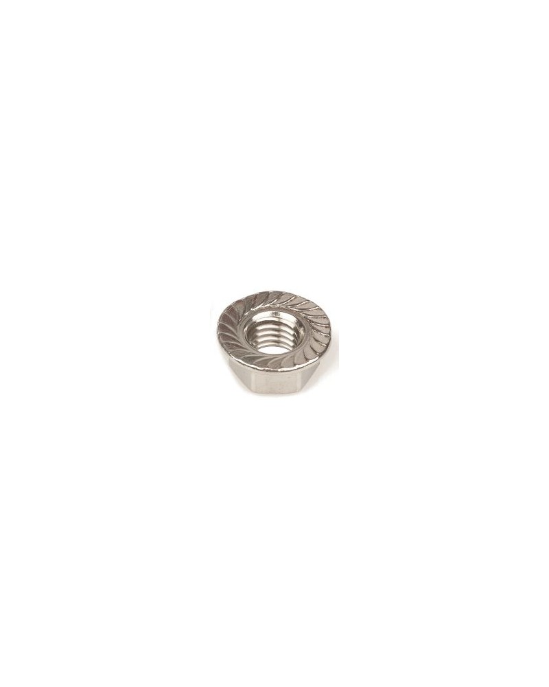 DADO M8 INOX A2-70 FLANGIA ZIGRINATASIM. DIN6923