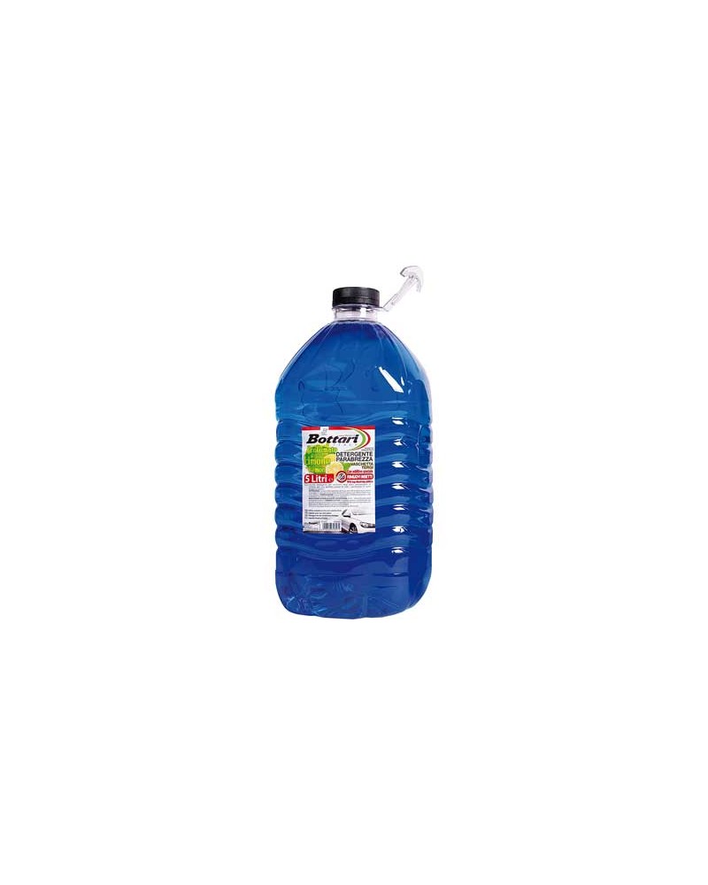 DETERGENTE PARAREZZA PER VETRI MULTISTAGIONE 5 lt. Detergente sgrassante antigelo per impianti lavavetro. Pronto all'uso. Deterg