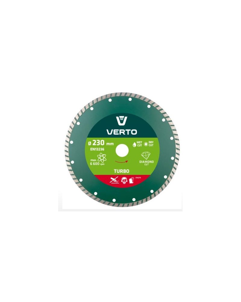 DISCO DIAMANTATO TURBO - VERTO  230 x 22,2 mm