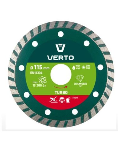 DISCO DIAMANTATO TURBO - VERTO 61H2T1/2T5/2T9 115X22,22