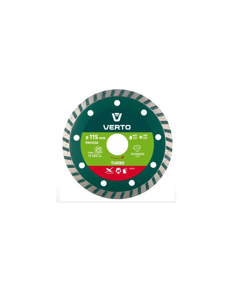 DISCO DIAMANTATO TURBO - VERTO 61H2T1/2T5/2T9 115X22,22