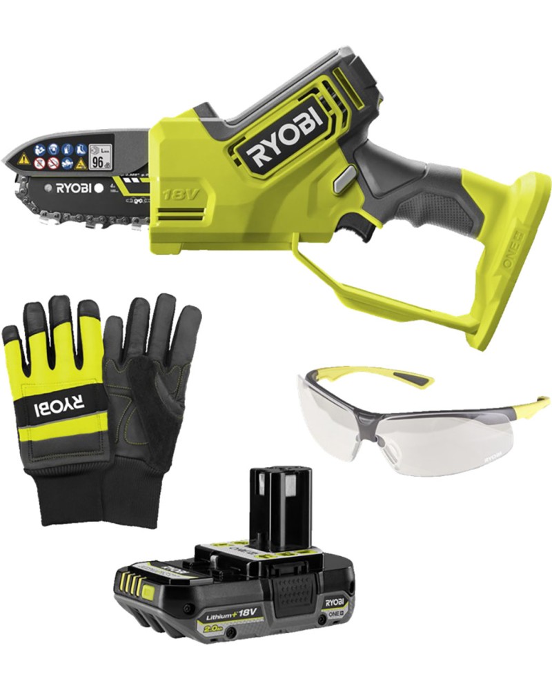 ELETTROSEGA RYOBY BRUSHLESS 18V 1X2AH + ACCESSORI