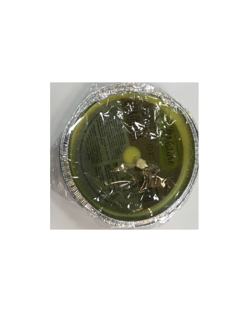 FIACCOLA IN ALLUMINIO ALLA CITRONELLA DURATA CIRCA 7 ORE 16,5CM COD. C0339