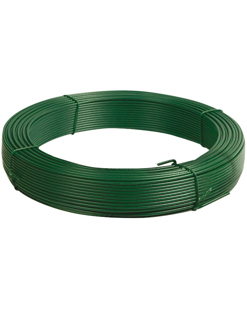 Filo zincato e plasticato 0,8X1,6MM  MT100 PAPILLON per reti