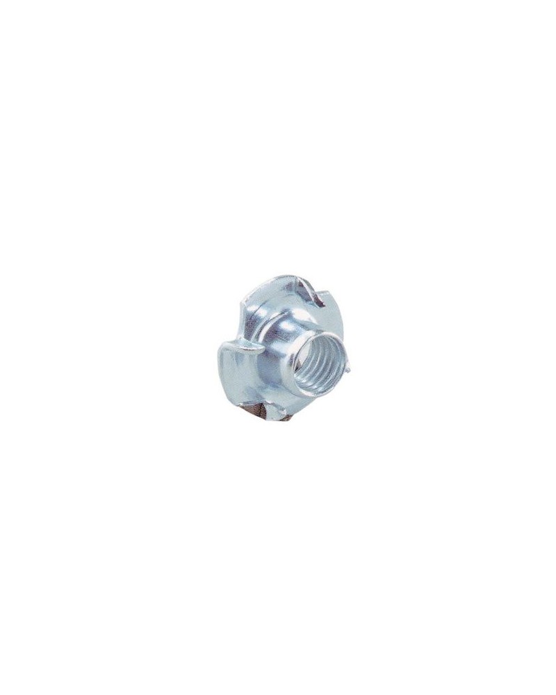 FONDELLO A 4 PUNTE ACCIAIO ZINCATO 8MA D. 22X12 MM