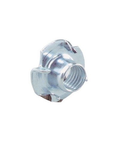 FONDELLO A 4 PUNTE ACCIAIO ZINCATO 8MA D. 22X12 MM
