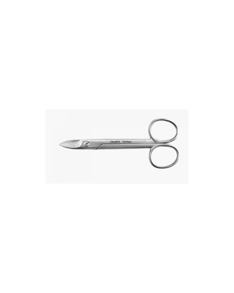FORBICI UNGHIE LAMA CORTA CURVA 4 INOX SHARPS CUTLERY