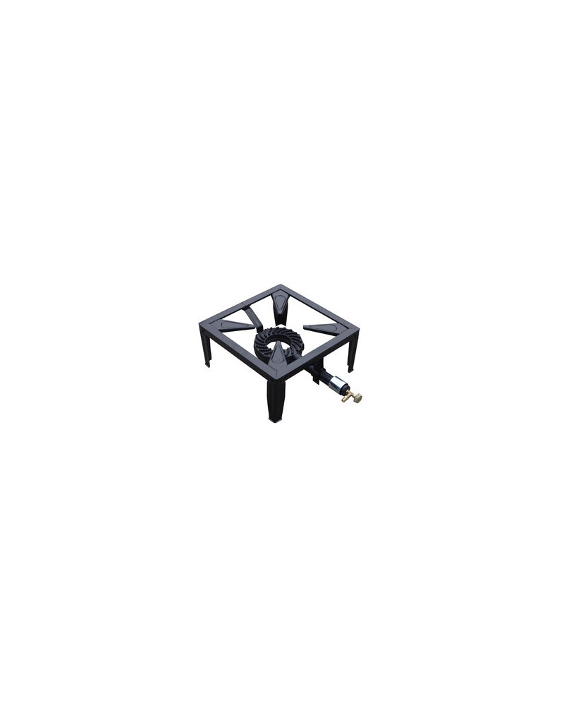 FORNELLONE A GAS 40X40 CM POWERFIRE 4