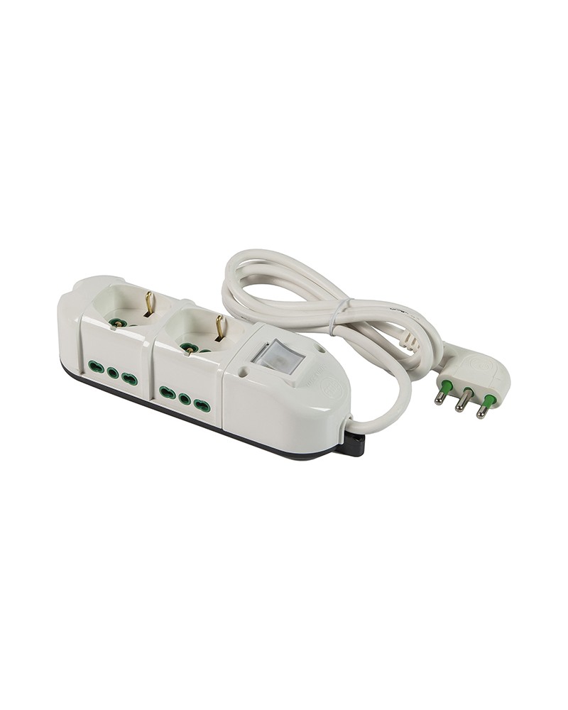 FORTEK RETAIL MULTIPRESE 6 PRESE + INTERRUTTORE ART. 49112 FANTON