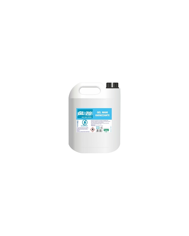 GL 70 GEL MANI ALCOLICO TANICA DA 5LT.E' un igienizzante mani ad uso frequente. Gli ingredienti a base idroalcolica non aggredis