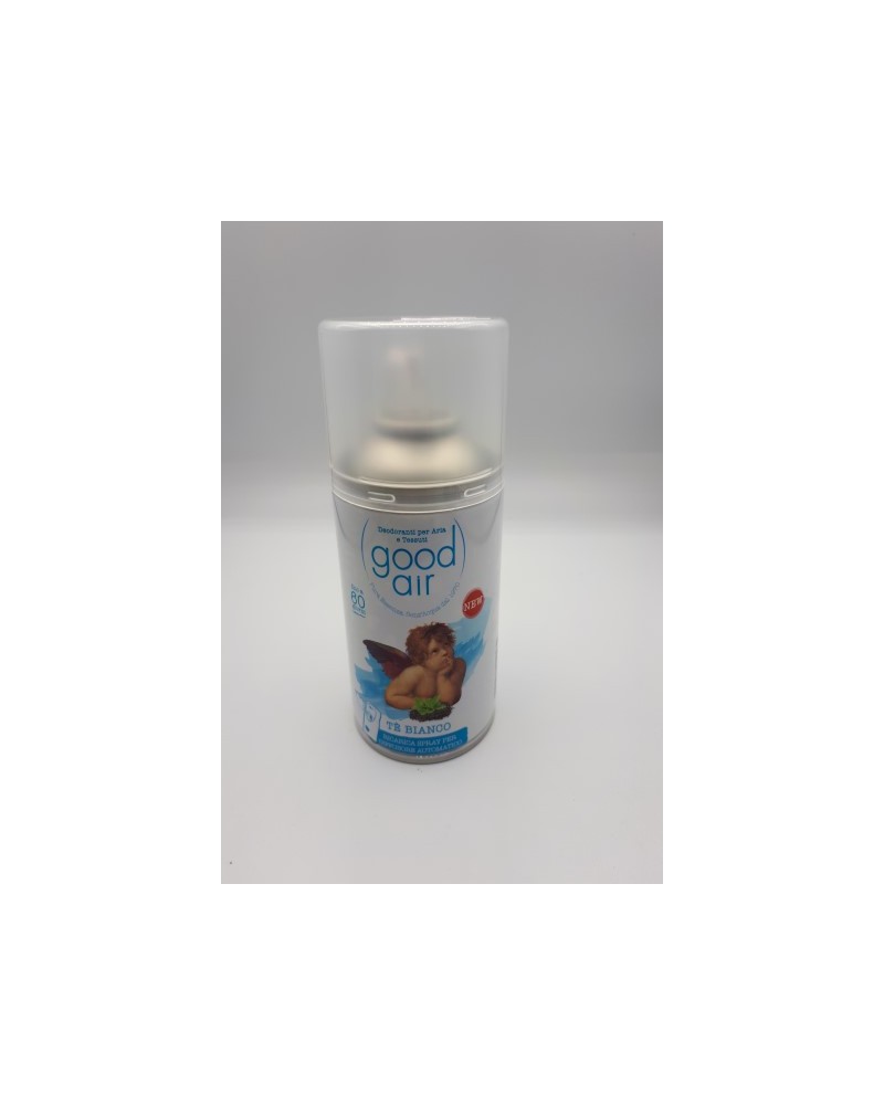 GOOD AIR TE' BIANCO ML 250 PROFUMO DEODORANTE SPRAY PER AMBIENTI, PER DIFFUSORE  AUTOMATICO