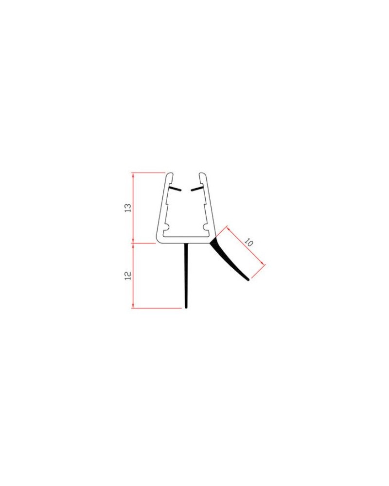 GUARNIZIONE BOX DOCCIA H 2 MT MOD.402