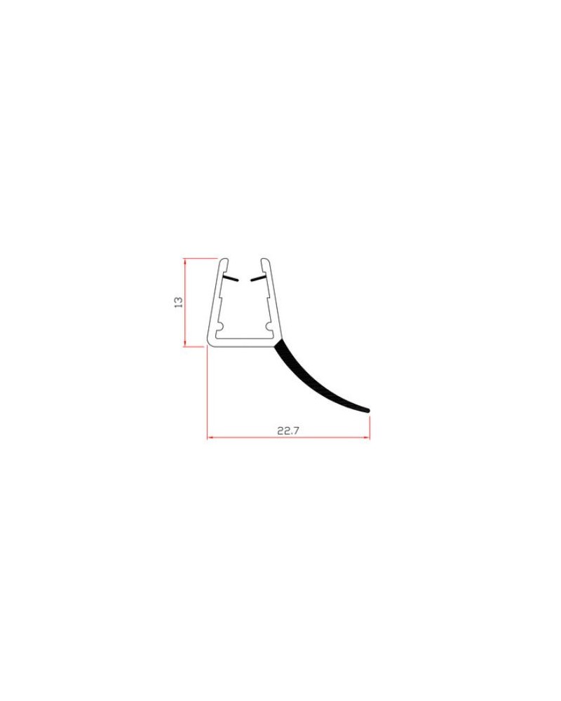 GUARNIZIONE PER BOX DOCCIA 2 M MOD.407