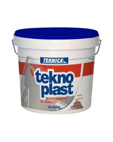 Idropittura TEKNOPLAST al quarzo 4LT BIANCO OPACO