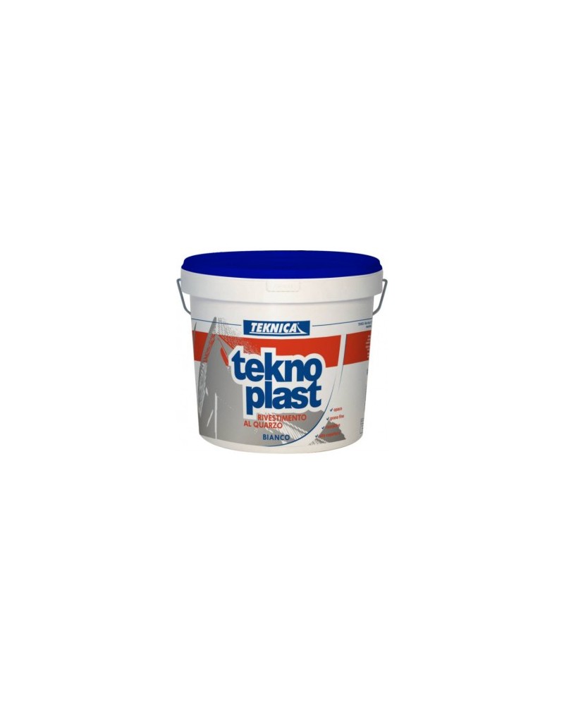 Idropittura TEKNOPLAST al quarzo 4LT BIANCO OPACO
