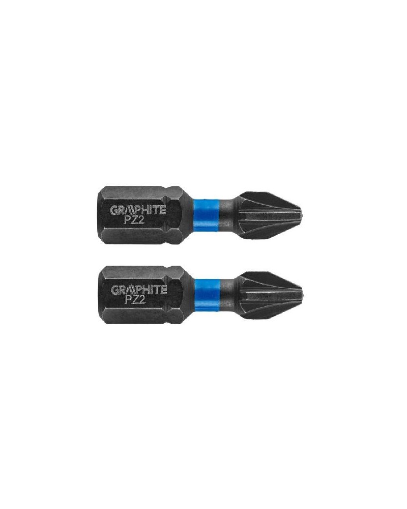 INSERTI A PERCUSSIONE PZ2 X 25MM 2 PEZZI - GRAPHITE ART. 56H504