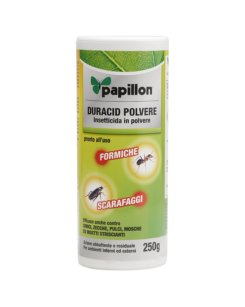 Insetticida in polvere FORMICHE E SCARAFAGGI 250GRAMMI  PAPILLON pronto all'uso