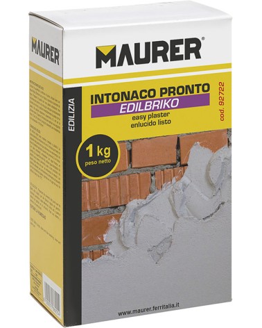 INTONACO PRONTO EDILBRIKO CONFEZIONE KG.5 MAURER