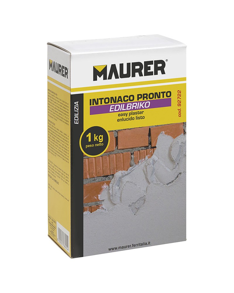 INTONACO PRONTO EDILBRIKO CONFEZIONE KG.5 MAURER