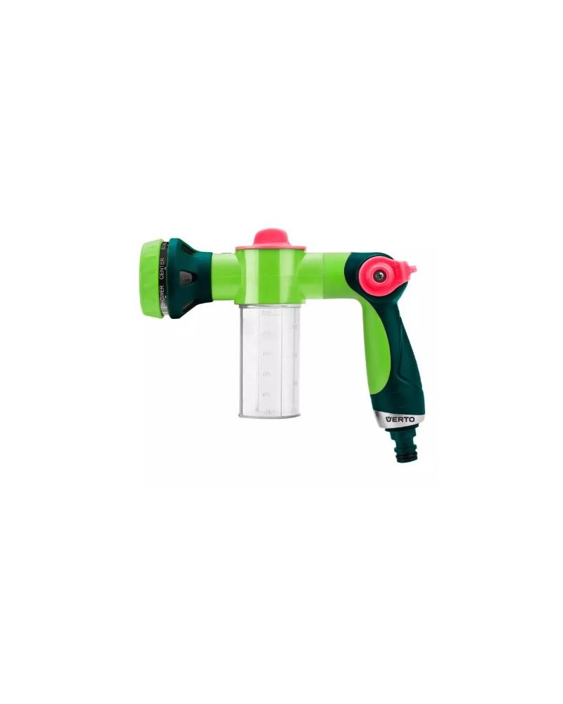 Irrigatore a pistola con contenitore, spruzzatore di schiuma ART. 15G715 VERTO