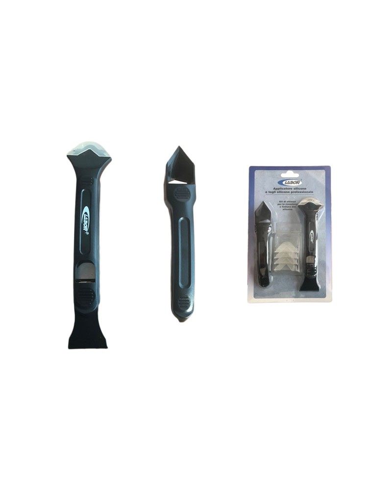 Kit di attrezzi per la rimozione e finitura del silicone, ideali per rimuovere e lavorare il silicone dopo l'applicazione su fug