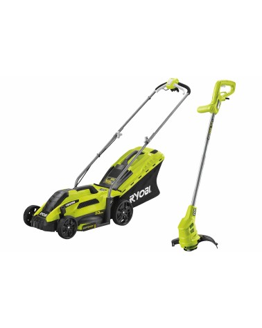 KIT RASAERBA 1300W CM 33 5 POSIZIONI E TAGLIABORDI 350W RYOBI