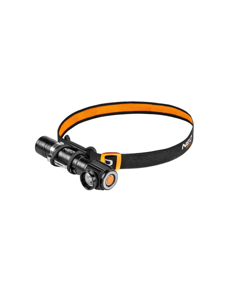 LAMPADA FRONTALE RICARICABILE USB 800 LM CREE XML-T6 LED MARCA: NEO TOOLS
