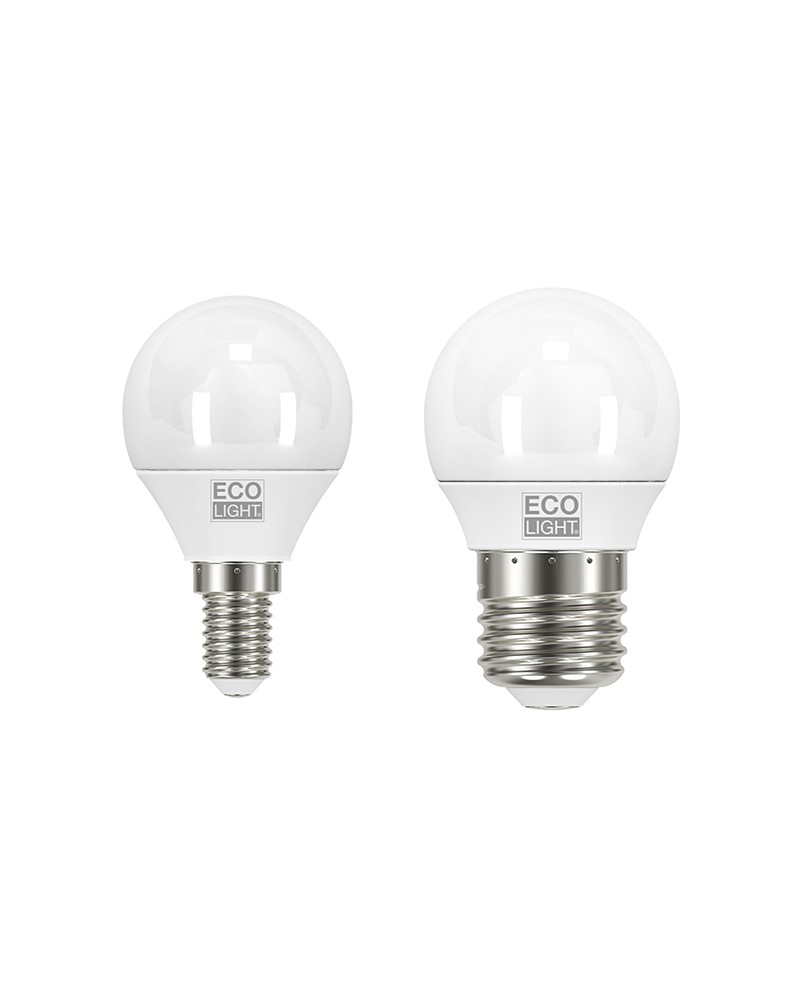 LAMPADA LED GOCCIA 6W come i vecchi 40W 4000K  E14 ECOLIGHT 470 lumen