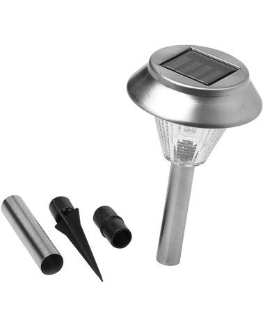 LAMPADA SOLARE DA GIARDINO ACCIAIO INOX PAPILLON 83826
