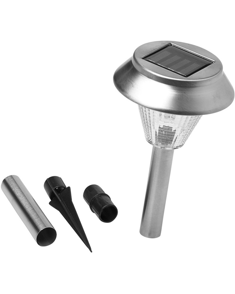 LAMPADA SOLARE DA GIARDINO ACCIAIO INOX PAPILLON 83826