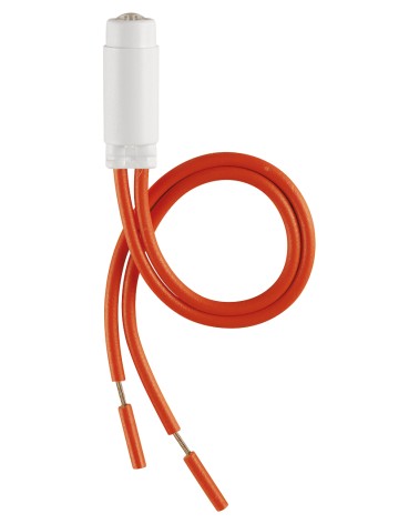 Lampada spia. UNITA' SEGNALE LED 250V 0 35W ROSSO. Unità di segnalazione a LED 250 V 50/60 Hz 0,35 W, rosso.