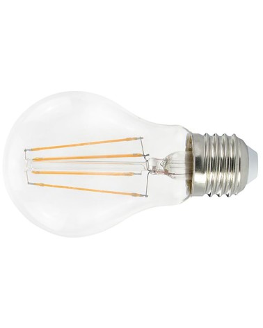 Lampadina a LED 10W 1521LUMEN con filamento MAURER goccia trasparente - attacco E27 - 2700° K (luce calda)