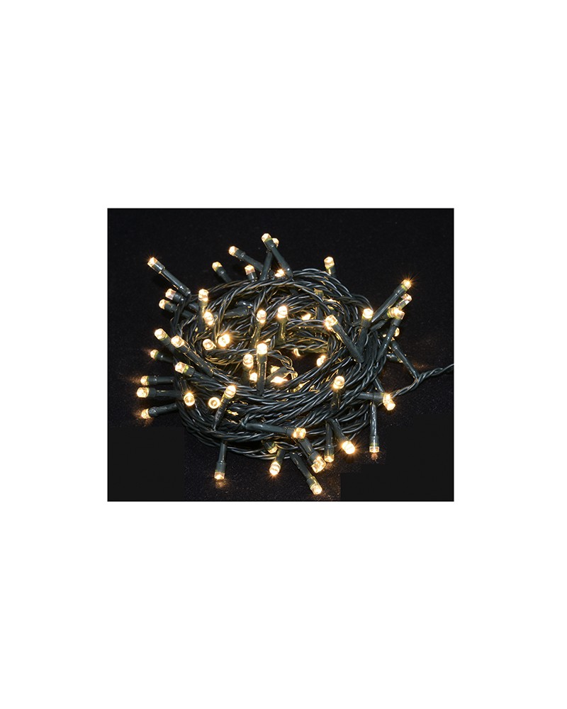 LUCI LED a batteria da 60 led COLORE bianco caldo 6 METRI PER INTERNO/ESTERNO GIOCOPLAST