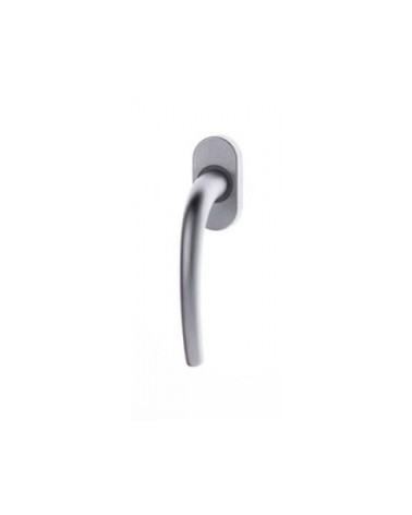MANIGLIA OTTONE CROMATO SATINATO MILENA 40-35 GHIDINI