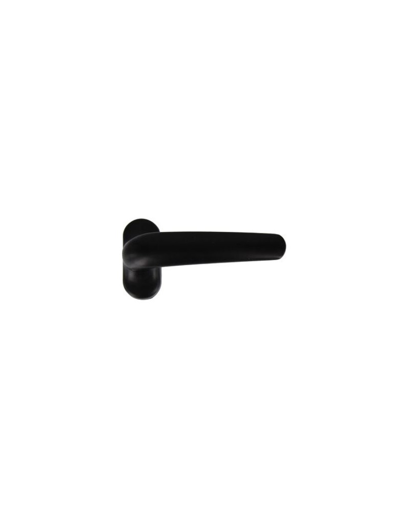 MANIGLIA PER INFISSI ALLUMINIO NEROinteramente in alluminio. Quadro 8 mm Colore nera