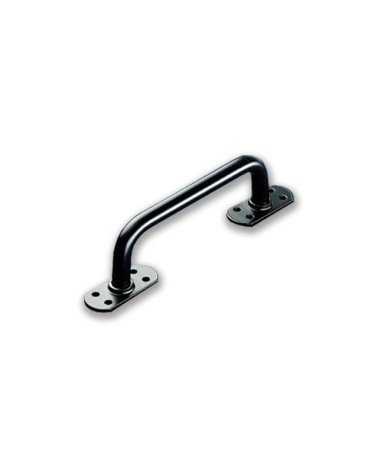 Maniglione per portoni diritto Ø15 mm. Verniciato nero. Comunello 677 CM15