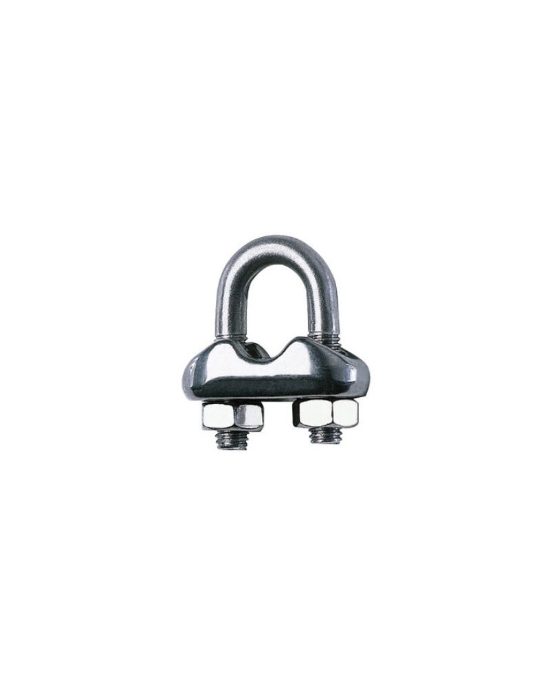 MORSETTO ACCIAIO INOX PER FUNE D 5 MM AISI 304