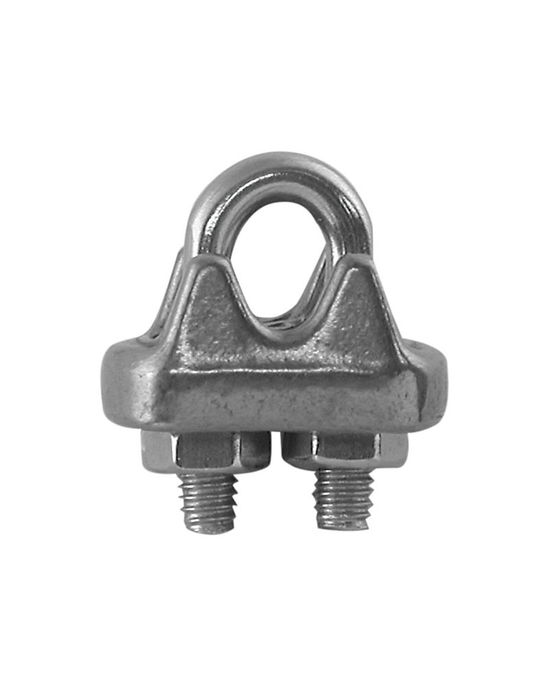 MORSETTO ACCIAIO INOX PER FUNE DIAM. 3 MM in acciaio inox AISI 304