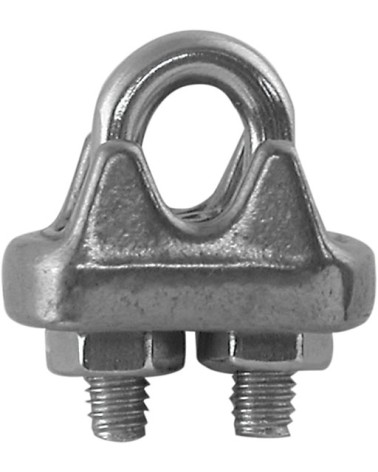 MORSETTO ACCIAIO INOX PER FUNE DIAM. 3 MM in acciaio inox AISI 304