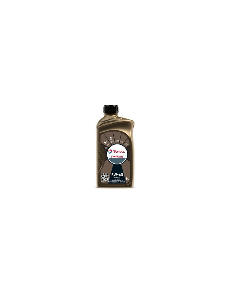 OLIO LUBRIFICANTE TOTAL SYNTHETIC 5W40 1 LT