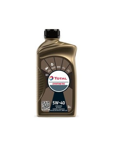 OLIO LUBRIFICANTE TOTAL SYNTHETIC 5W40 1 LT