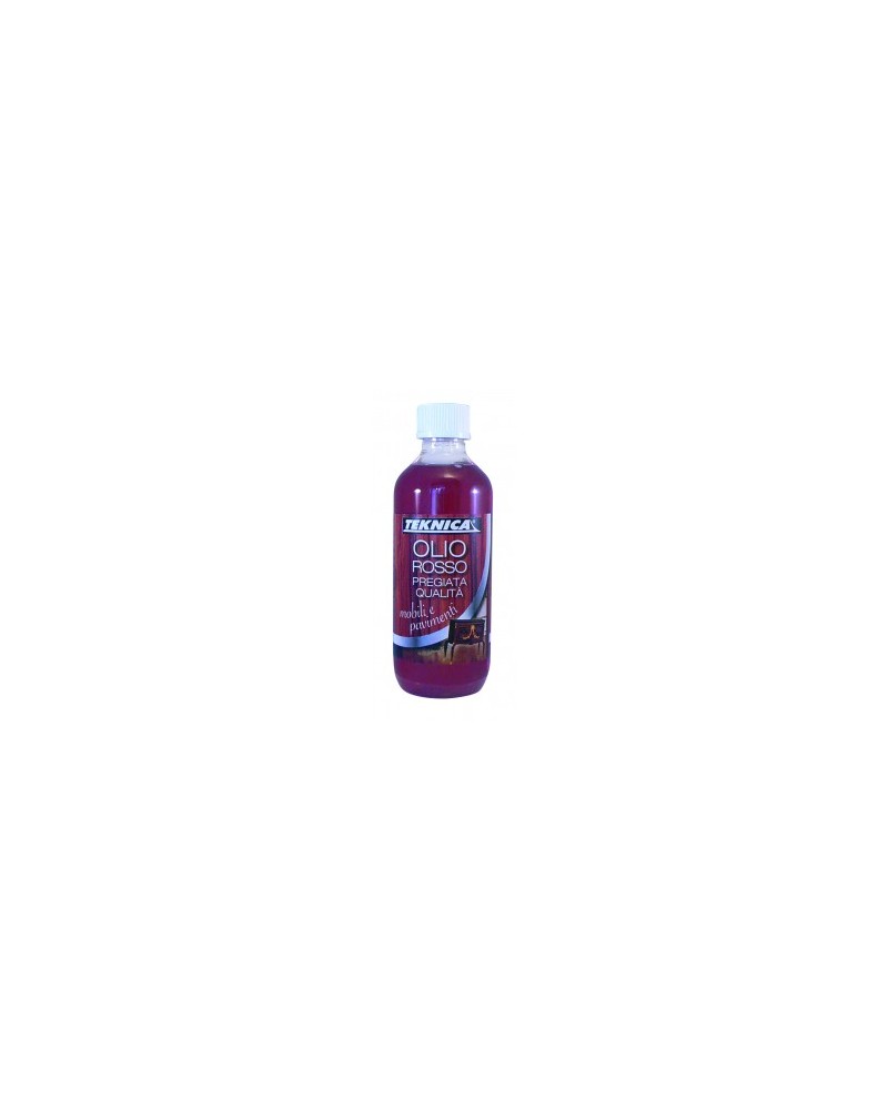 OLIO ROSSO DI PREGIATA QUALITA' PER MOBILI E PAVIMENTI 500ML