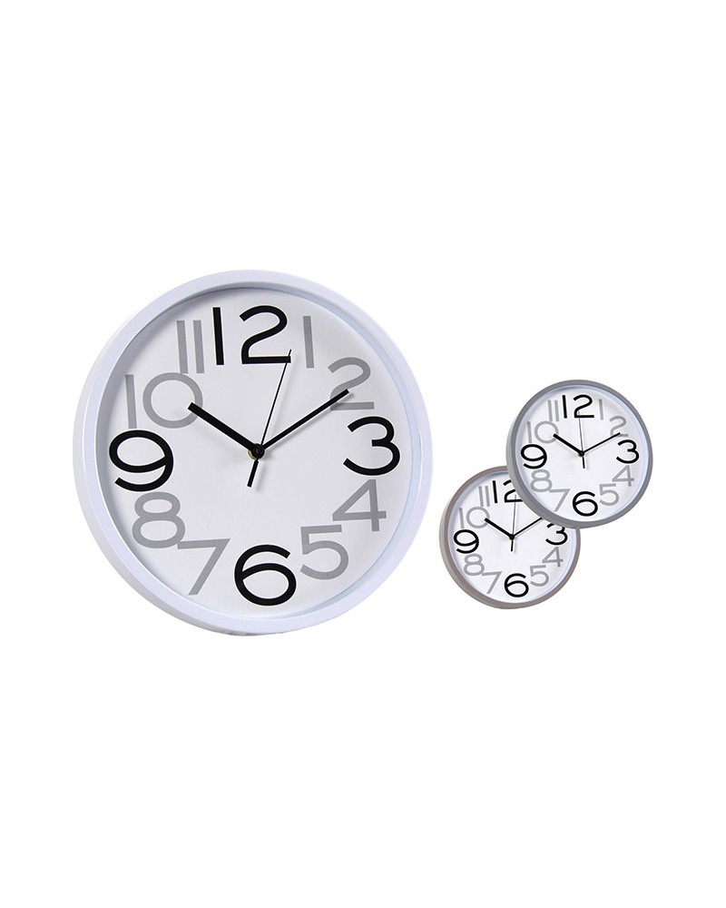 OROLOGIO PARETE TONDO cm31 bianco