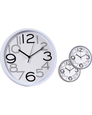 OROLOGIO PARETE TONDO cm31 bianco