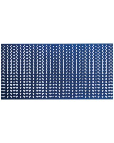 PANNELLO PORTA ATTREZZI IN LAMIERA FORATA MM500X1000COLORE BLU