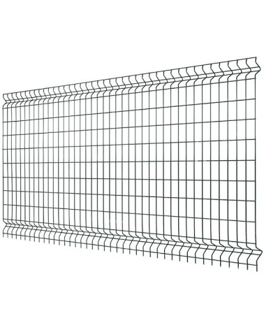 PANNELLO RECINZIONE FISSA BORDER ZINCATA E PLASTIFICATA LARG. 200 X ALTEZZA 123 CM