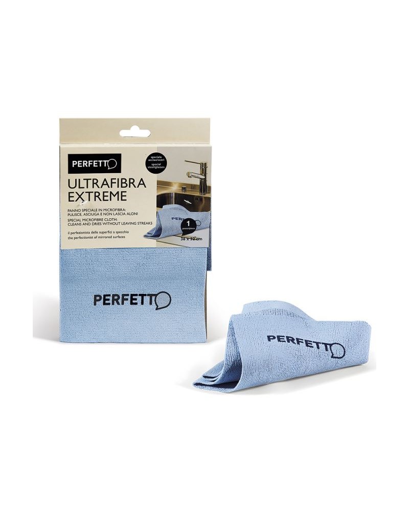 PANNO IN MICROFIBRA PER VETRI ULTRAFIBRA EXTREME 36X32CM ART. 0264E PERFETTO