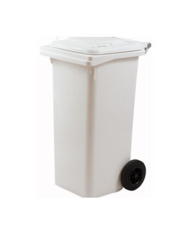 PATTUMIERA LT.120 CON RUOTE BIANCO MP
